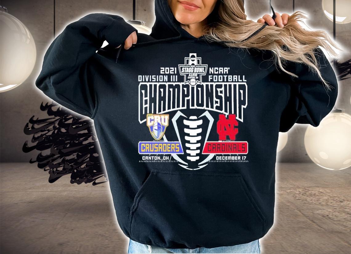NCAA Football Division II Final 2021 Championship Crusaders Vs. Cardinals Shirt t-shirt hoodie