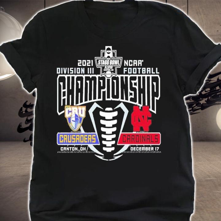 NCAA Football Division II Final 2021 Championship Crusaders Vs. Cardinals Shirt t-shirt shirt