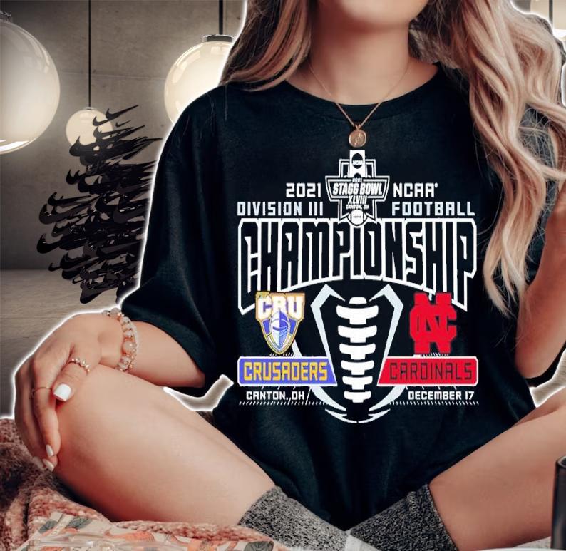 NCAA Football Division II Final 2021 Championship Crusaders Vs. Cardinals Shirt t-shirt woman shirt