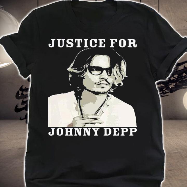Official Justice For Johnny Depp shirt t-shirt