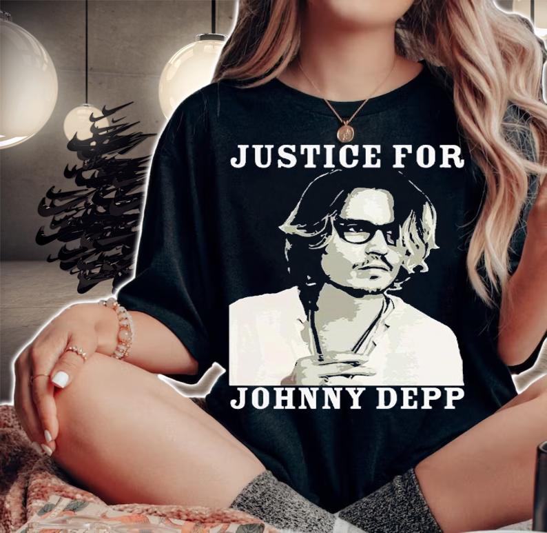 Official Justice For Johnny Depp shirt t-shirt