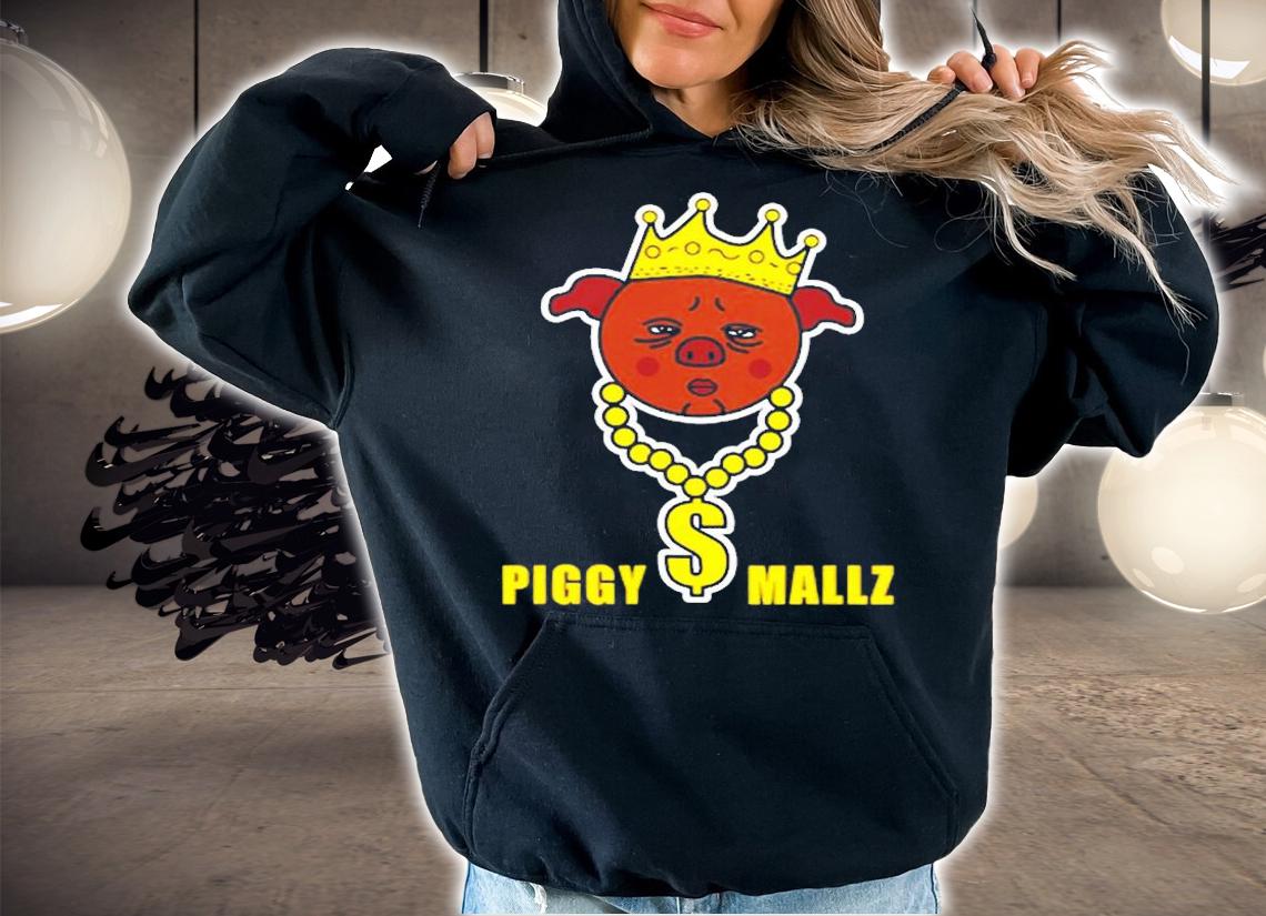 Piggy Smallz Hip Hop Rnb Gangsta Funny Pig Black History T-Shirt t-shirt
