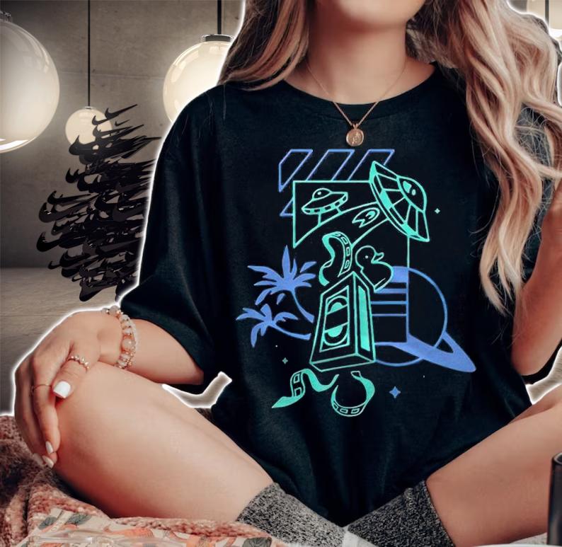 Quackity cali neon T-shirt t-shirt woman shirt
