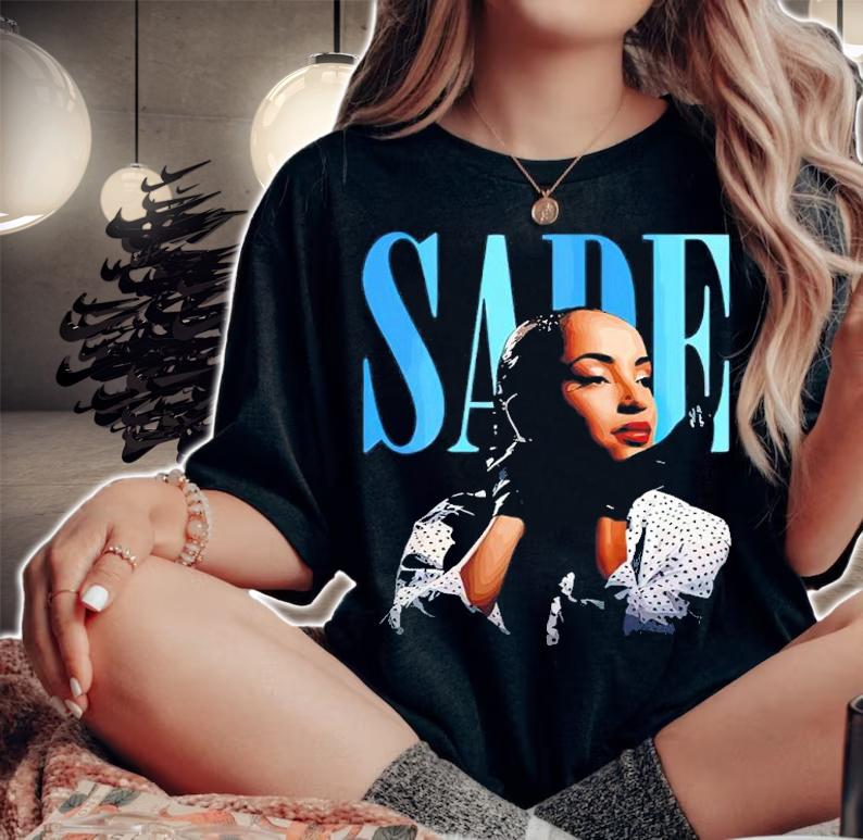 Sade Diamond Singer Tour Concert New Shirt t-shirt woman shirt