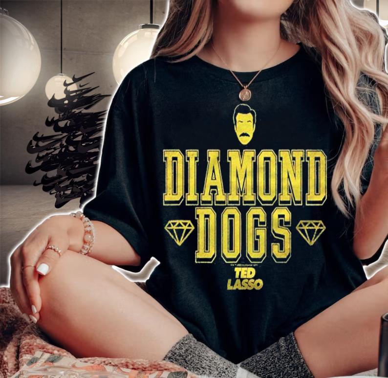 Ted Lasso Diamond Dogs Logo t-shirt woman shirt