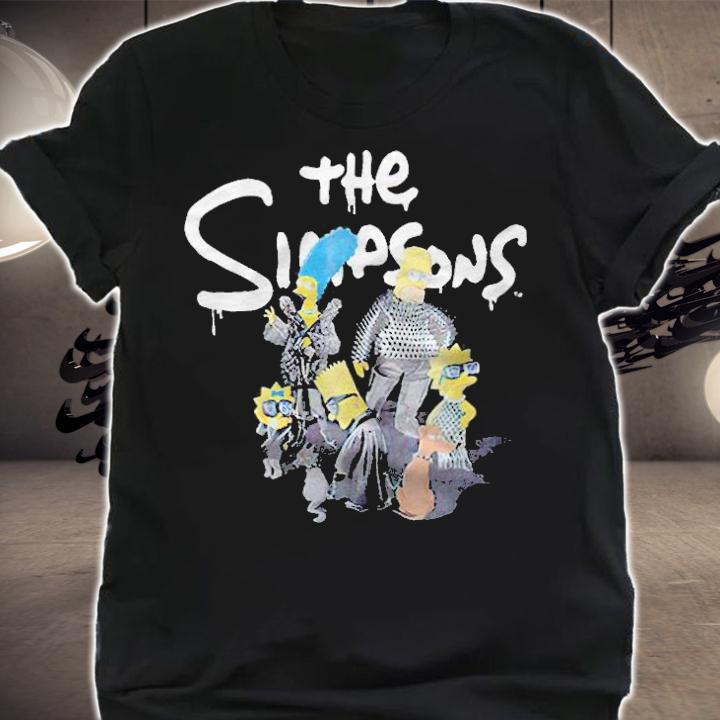 The Simpson fashion black T-shirt t-shirt