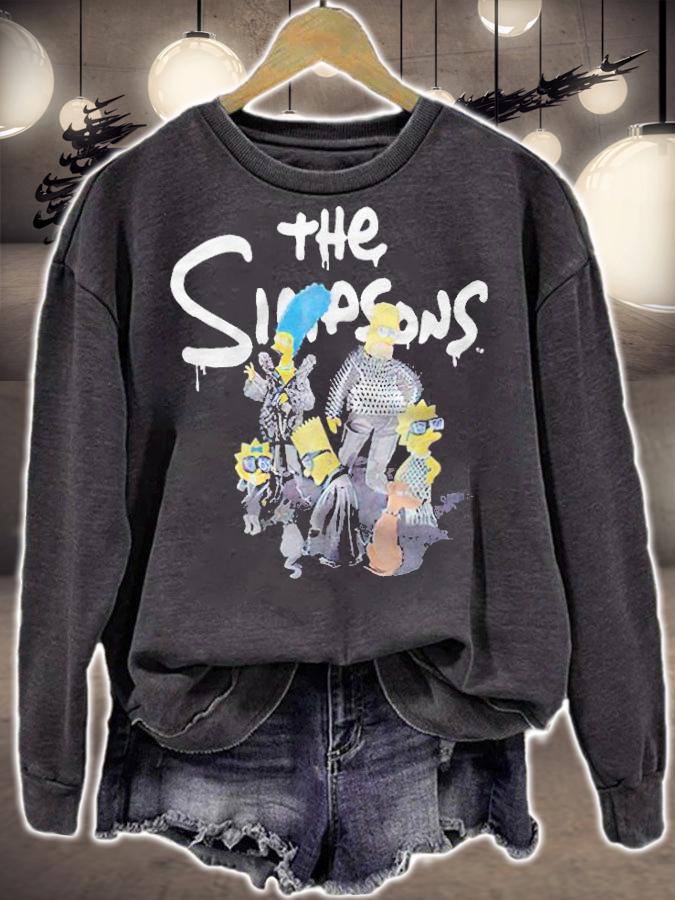 The Simpson fashion black T-shirt t-shirt