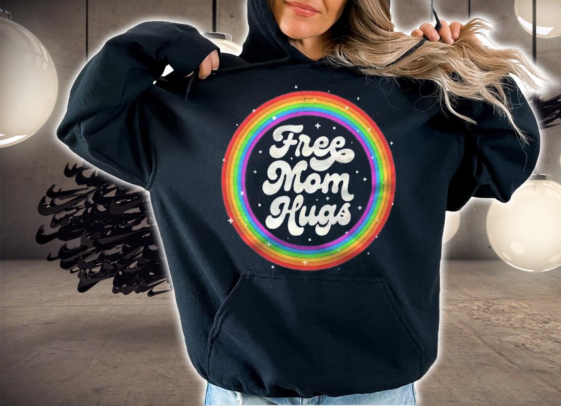 Lgbtq Free Mom Hugs Gay Pride Lgbt Ally Rainbow Mothers Day Shirt t-shirt