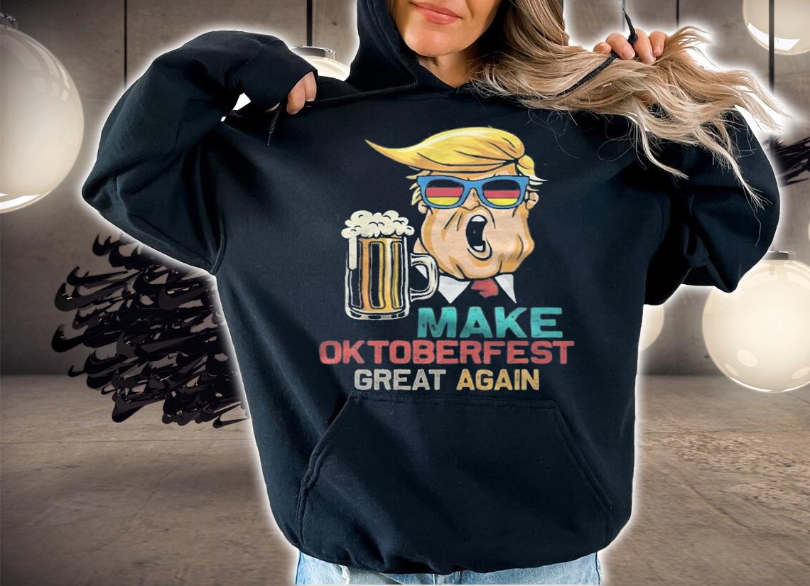 Make Oktoberfest Great Again Funny Trump Beer Mug T-Shirt t-shirt