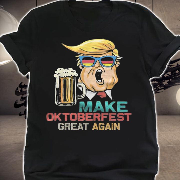 Make Oktoberfest Great Again Funny Trump Beer Mug T-Shirt t-shirt