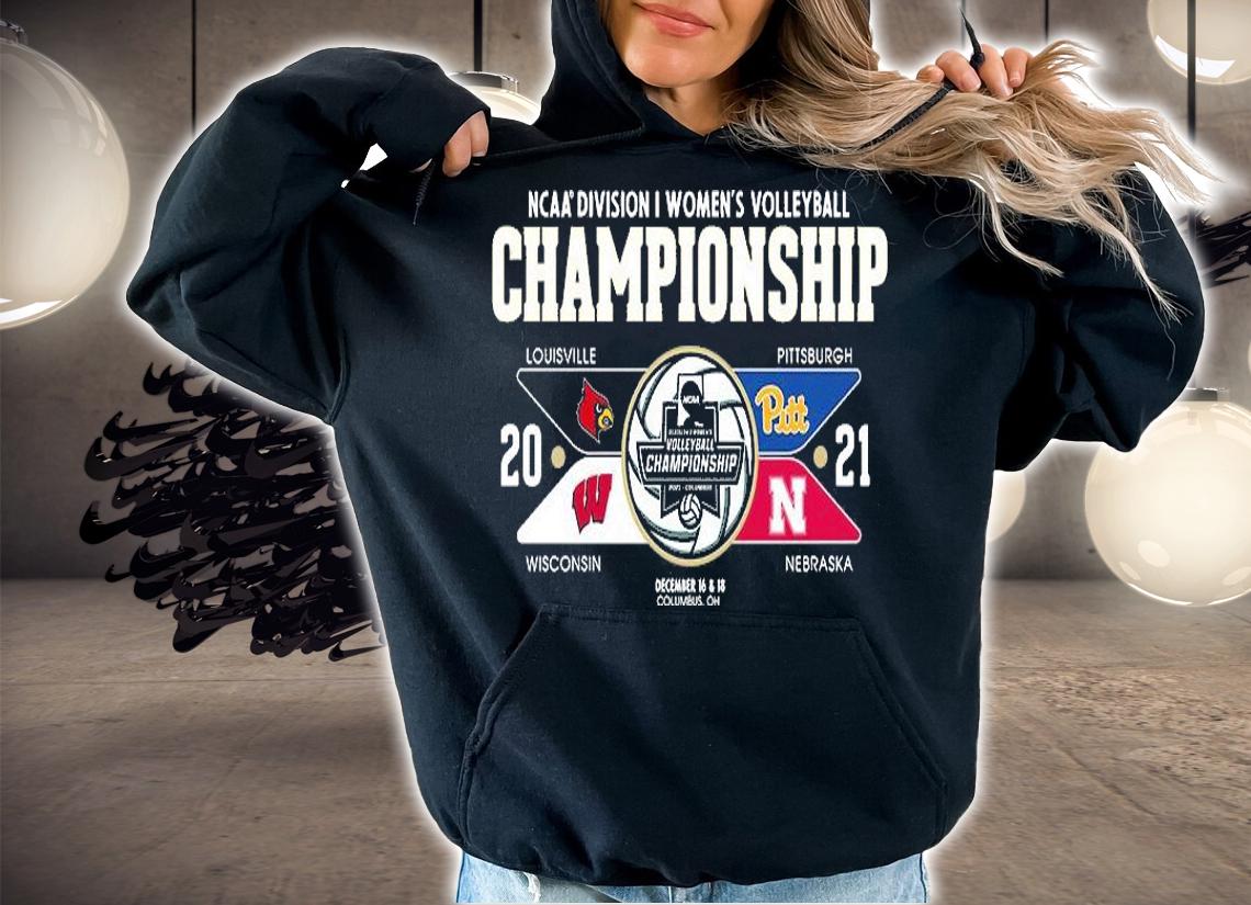 NCAA Division I Womens Volleyball Championship 2021 Louisville Wisconsin Vs. Pittsburgh Nebraska Shirt t-shirt