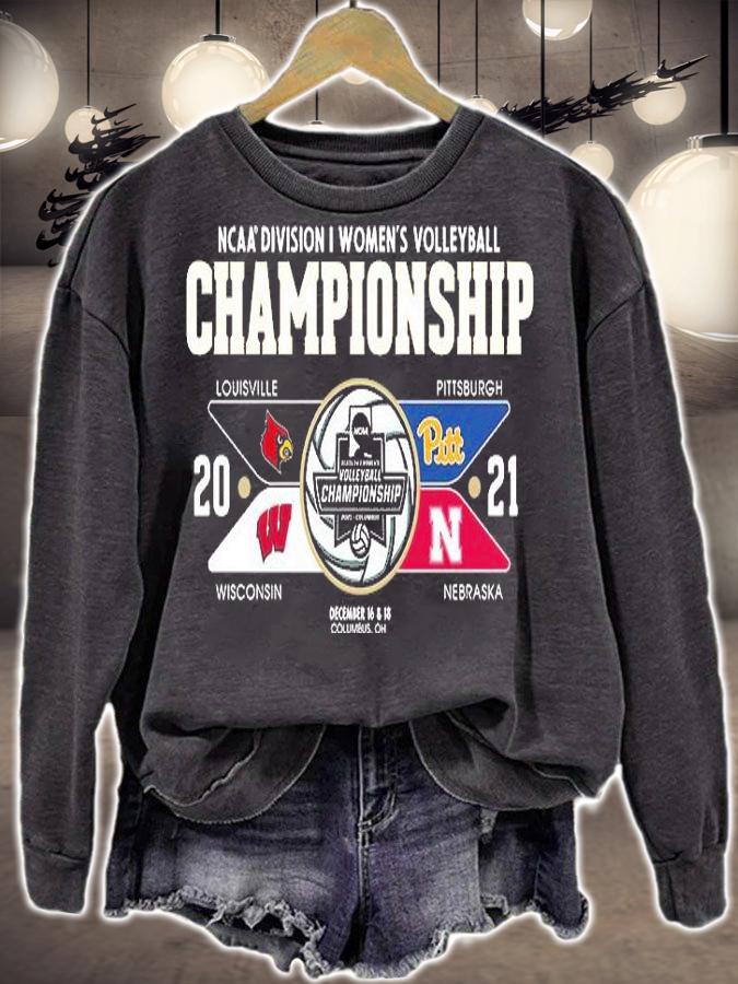 NCAA Division I Womens Volleyball Championship 2021 Louisville Wisconsin Vs. Pittsburgh Nebraska Shirt t-shirt
