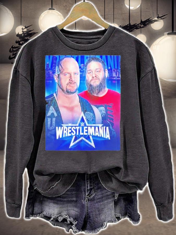 Stone Cold vs Kevin Owens OK Show Wrestlemania 38 T-Shirt t-shirt sweatshirt