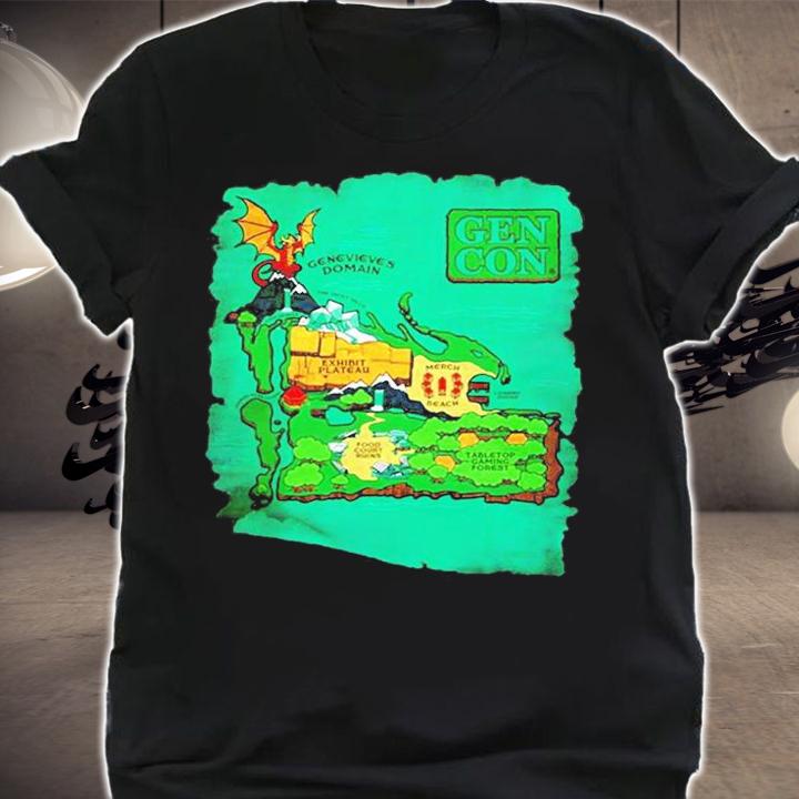 Gen Con Island Map T-Shirt t-shirt