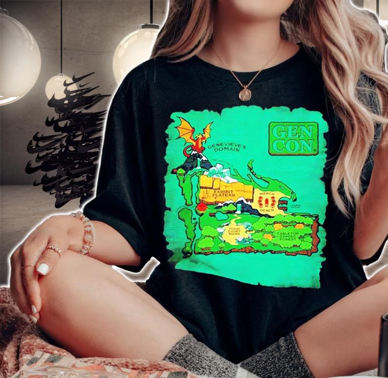 Gen Con Island Map T-Shirt t-shirt
