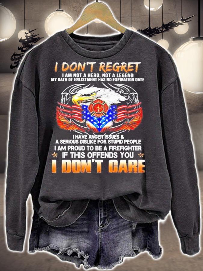 I Am A Grumpy Firefighter I Served I Sacrificed I Dont Regret I Am Not A Hero Not A Legend Shirt t-shirt