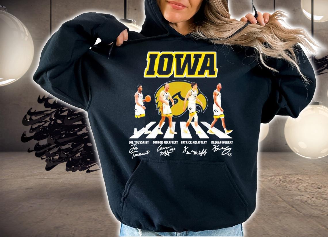 Iowa Hawkeyes Football Team Abbey Road Shirt t-shirt hoodie
