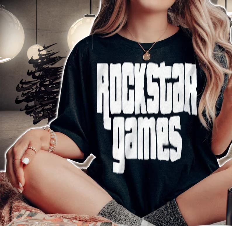 Celebrate the 20th anniversary Rockstar Games T-shirt t-shirt woman shirt