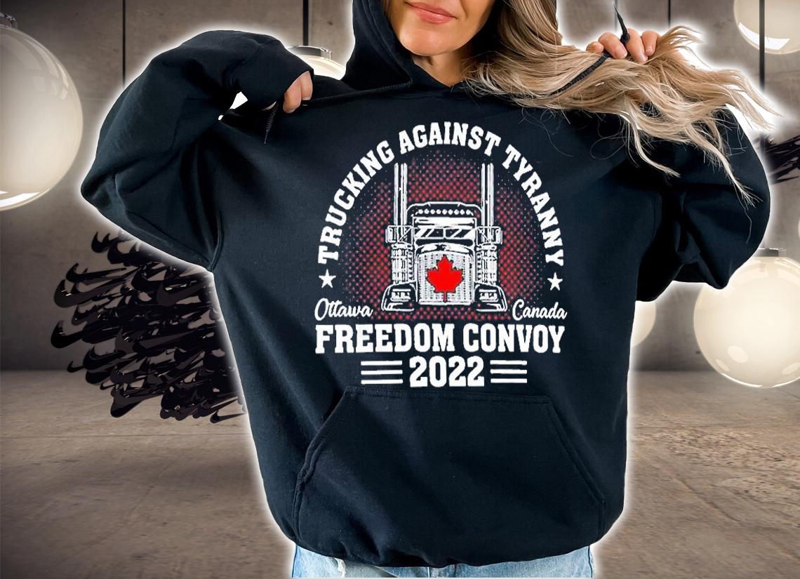 Trucking Against Tyranny Freedom Convoy Ottawa 2022 T-Shirt t-shirt