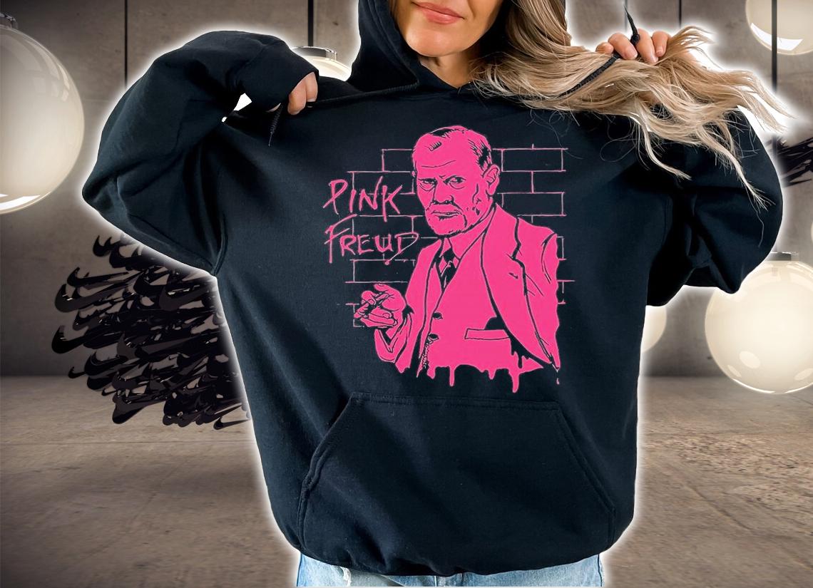 Pink Freud Dark Side Of Your Mom Joke Meme Sigmund T-Shirt t-shirt hoodie