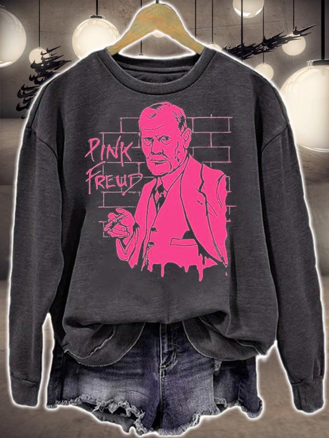 Pink Freud Dark Side Of Your Mom Joke Meme Sigmund T-Shirt t-shirt sweatshirt