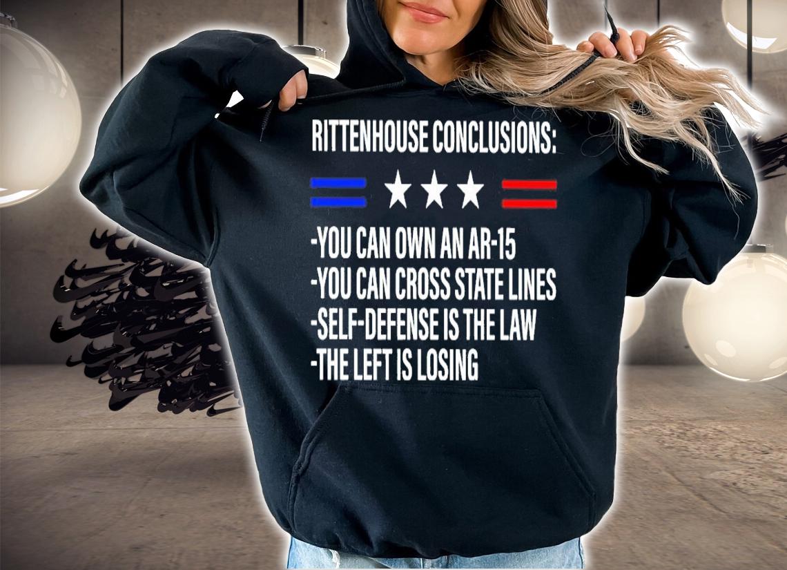 Rittenhouse Conclusion You Can Own An Ar-15 You Can Cross State Lines Shirt t-shirt