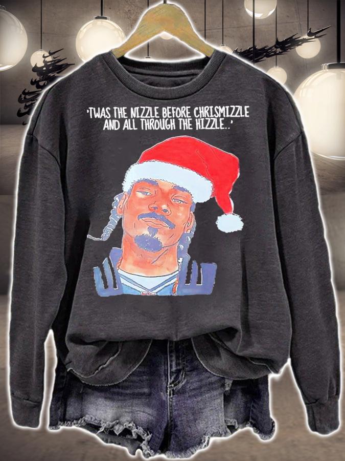 Snoop Dogg Twas The Nizzle Before Christmizzle And All Through The Hizzle Shirt t-shirt sweatshirt