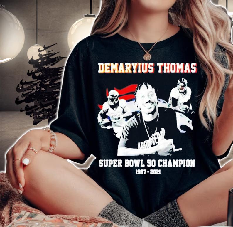Demaryius Thomas Super Bowl So Champion 1987 2021 Ver2 T-Shirt t-shirt woman shirt