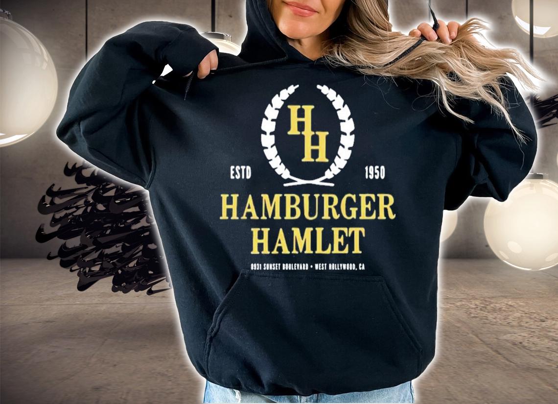 Hamburger Estd 1950 Hamlet West Hollywood California Shirt t-shirt