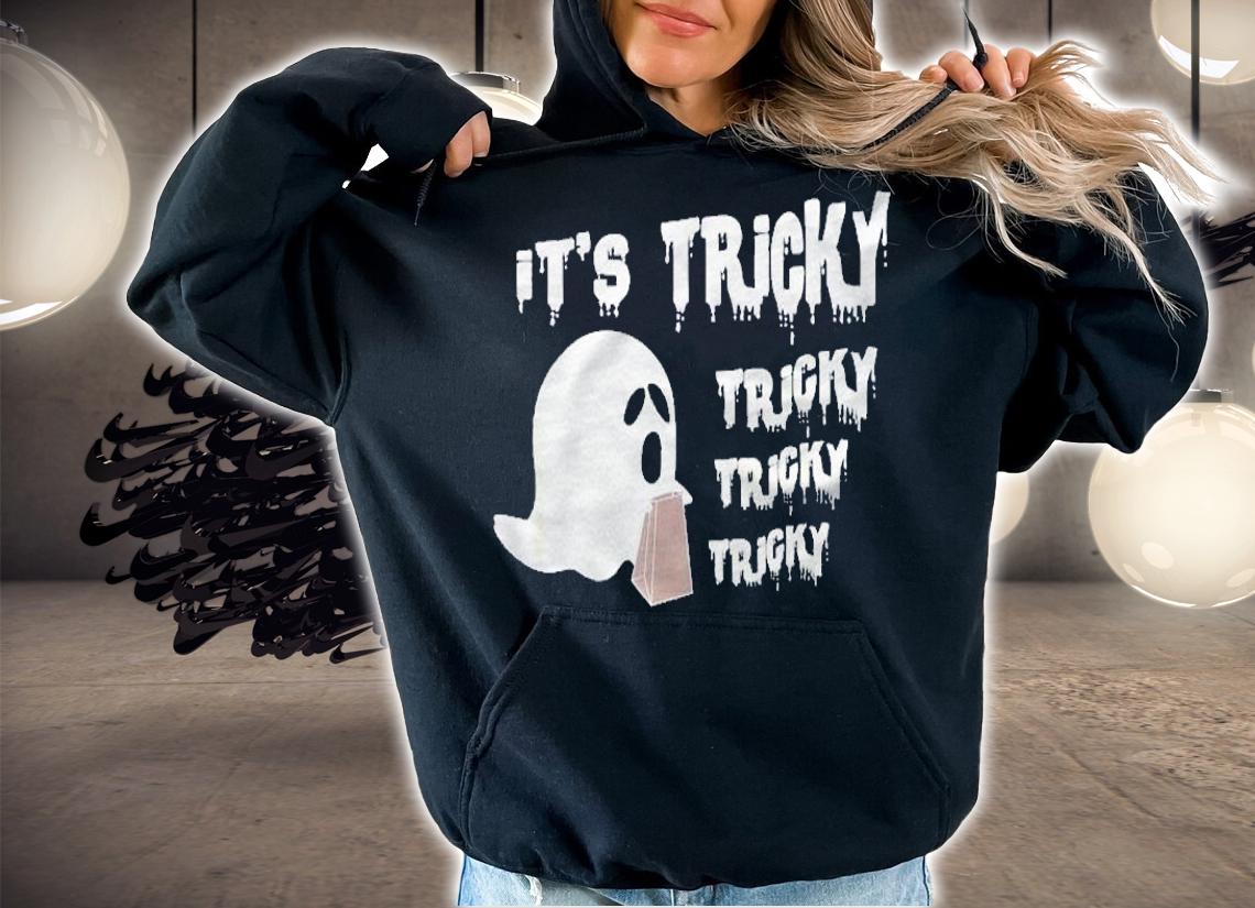Its Tricky Tricky Tricky Happy Halloween Ghost Shirt t-shirt