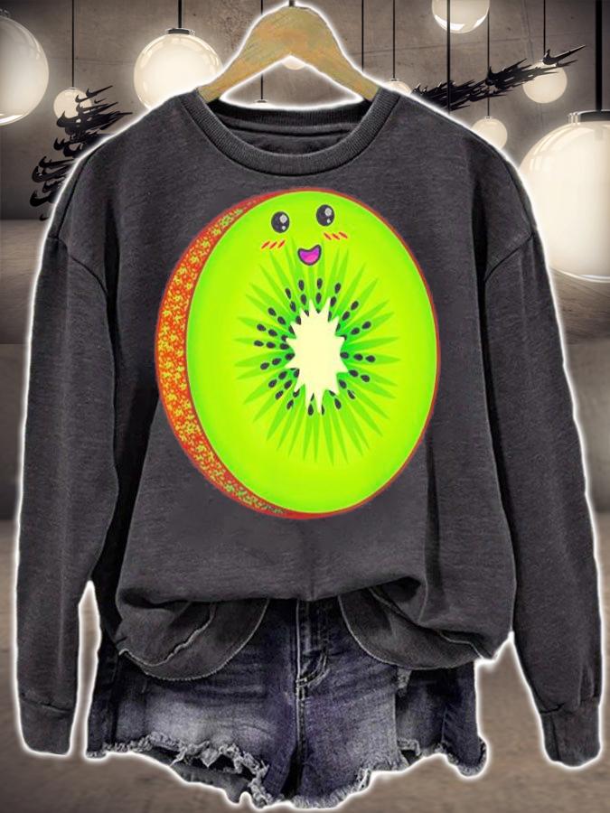 Kiwi Costume Food Fruit Halloween Lazy Easy Cosplay Outfit T-Shirt t-shirt sweatshirt