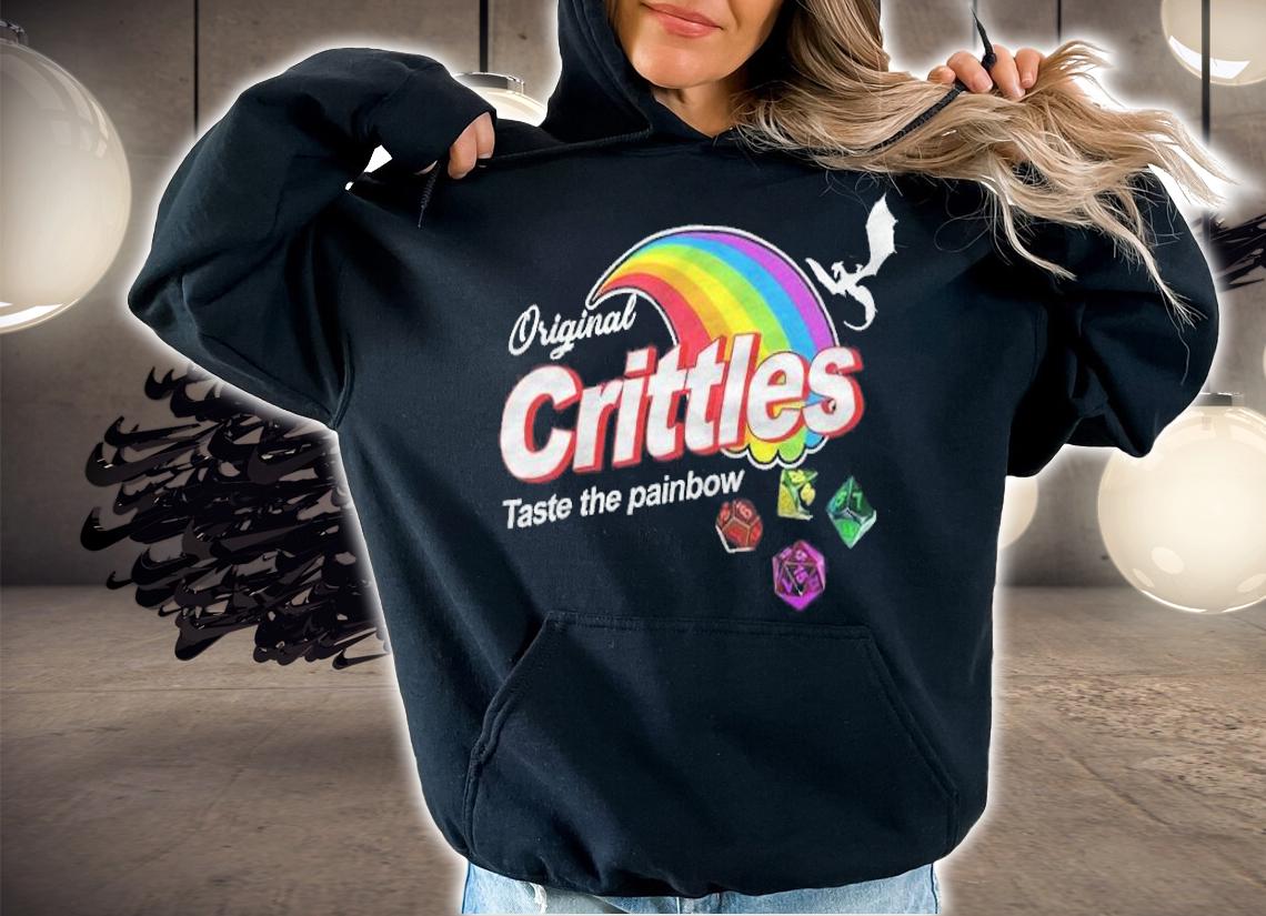 Original Crittles Taste The Painbow Shirt t-shirt
