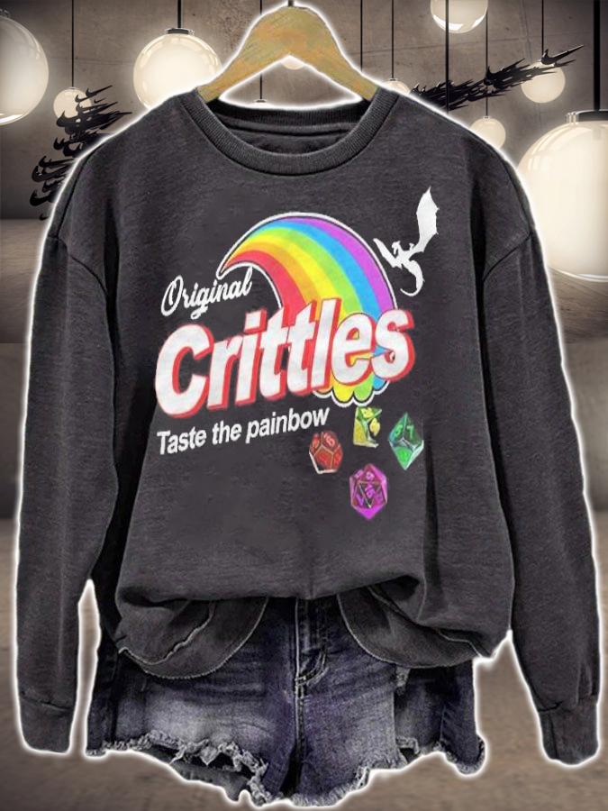 Original Crittles Taste The Painbow Shirt t-shirt