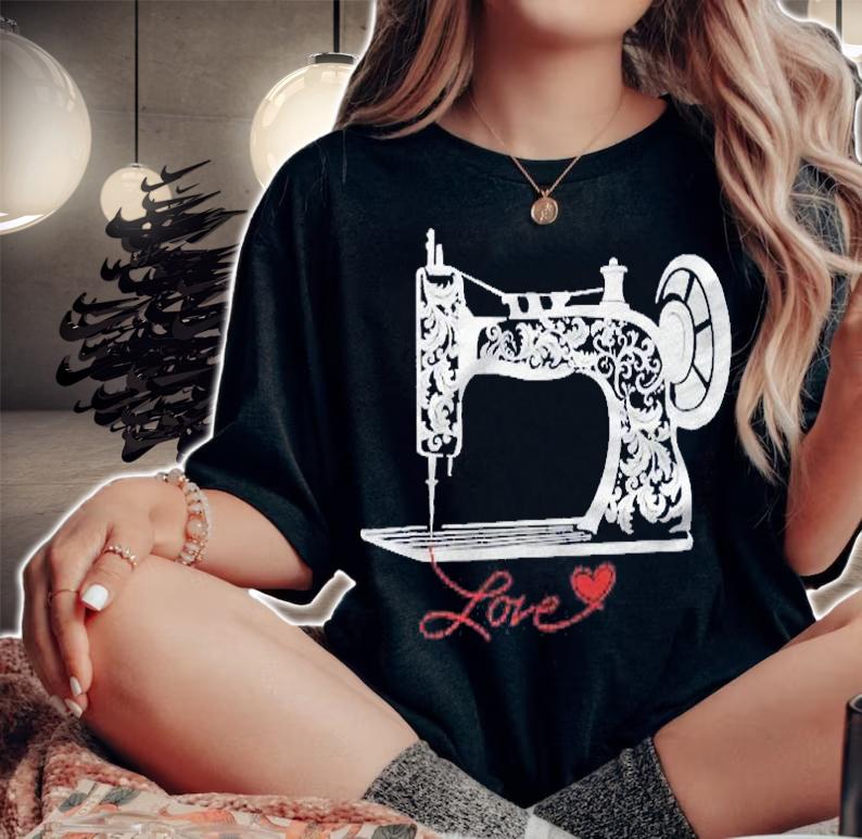 Sewing Gift Quilters Love Crafting Quilting Knitting Shirt t-shirt woman shirt