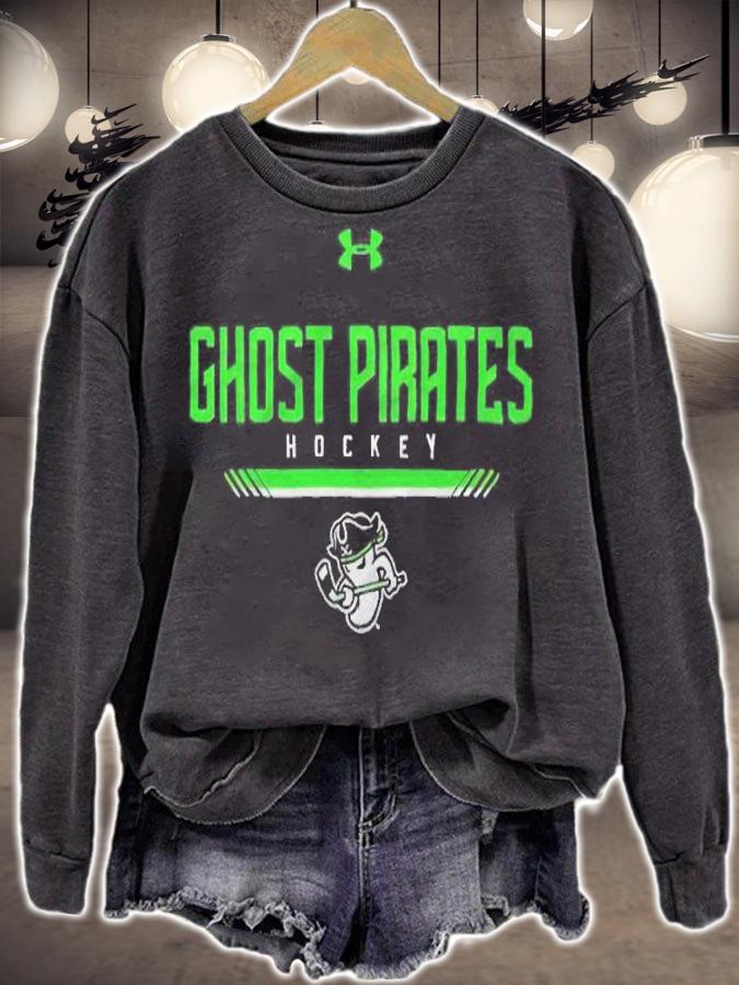 Ghost Pirates hockey team logo T-shirt t-shirt