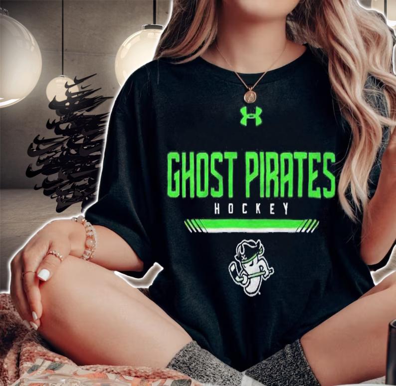 Ghost Pirates hockey team logo T-shirt t-shirt