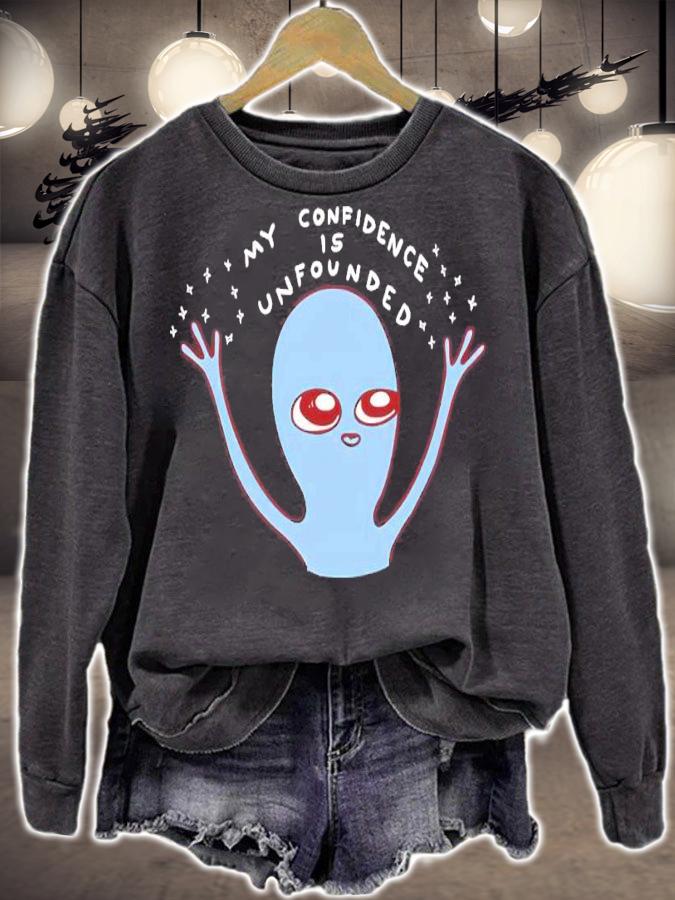 Nathanwpyle Store Strange Planet My Confidence Is Unfounded Shirt t-shirt sweatshirt