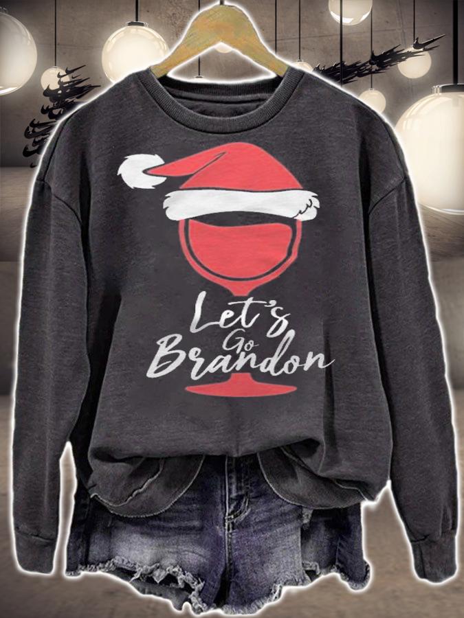 Premium let's Go Brandon Christmas Biden T-Shirt t-shirt sweatshirt