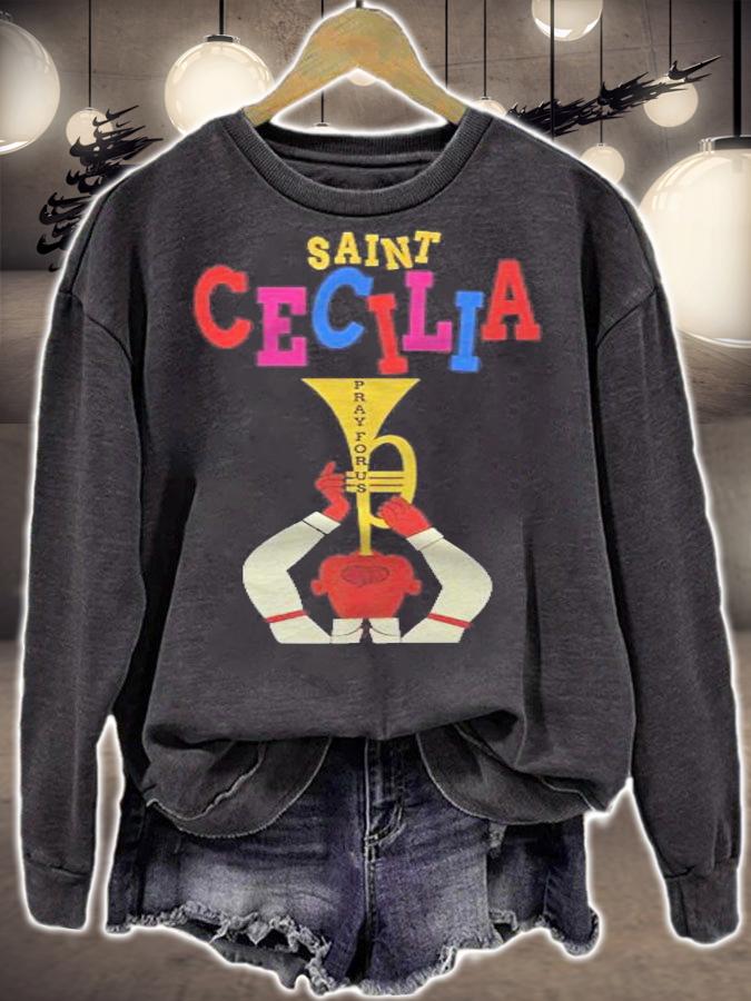 Saint Cecilia Catholic Musicians Patron Saint Of Music Premium Shirt t-shirt sweatshirt