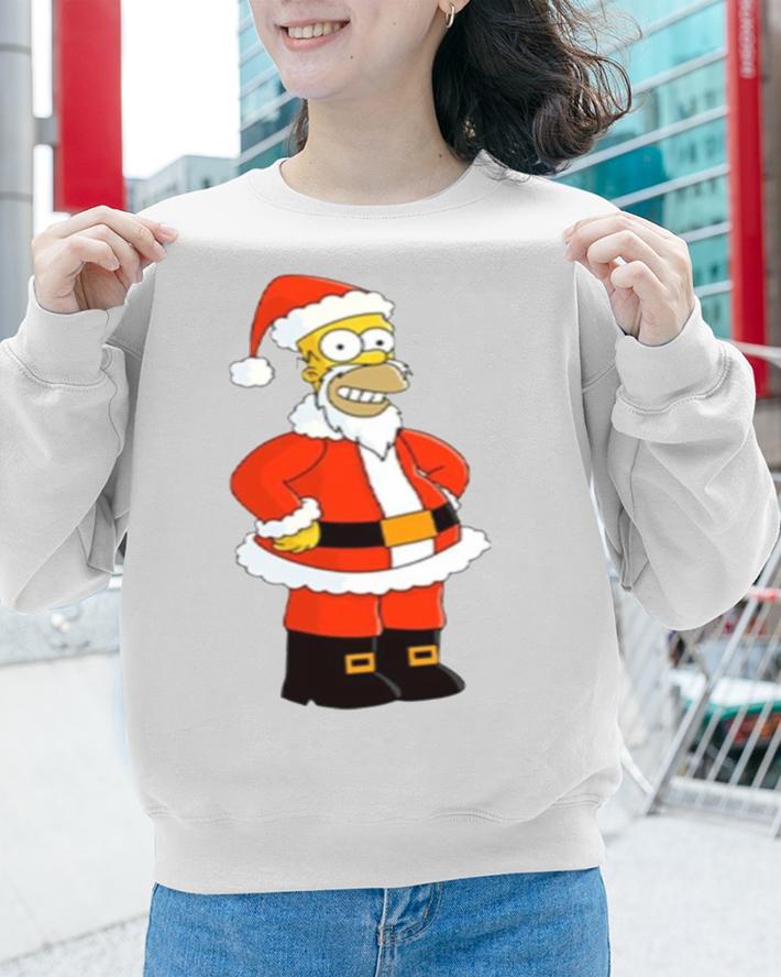 Santa Homer Simpson The Simpsons Christmas t-shirt