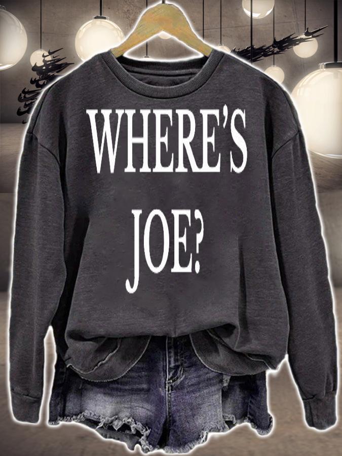 Funny Joe Biden Shirt Wheres Joe Political Joke T-Shirt