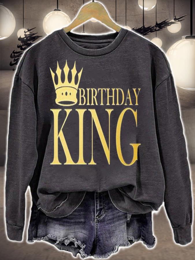 Gold Birthday King Limited Edition T-Shirt sweatshirt