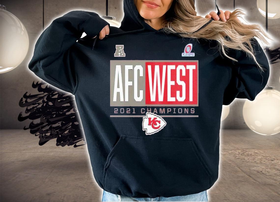 Kansas City Chiefs 2021 AFC West Division Champions Playoff shirt hoodie
