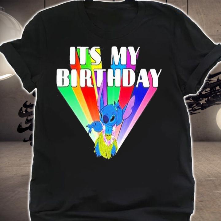 Lilo & Stitch Hula Stitch Its My Birthday T-Shirt