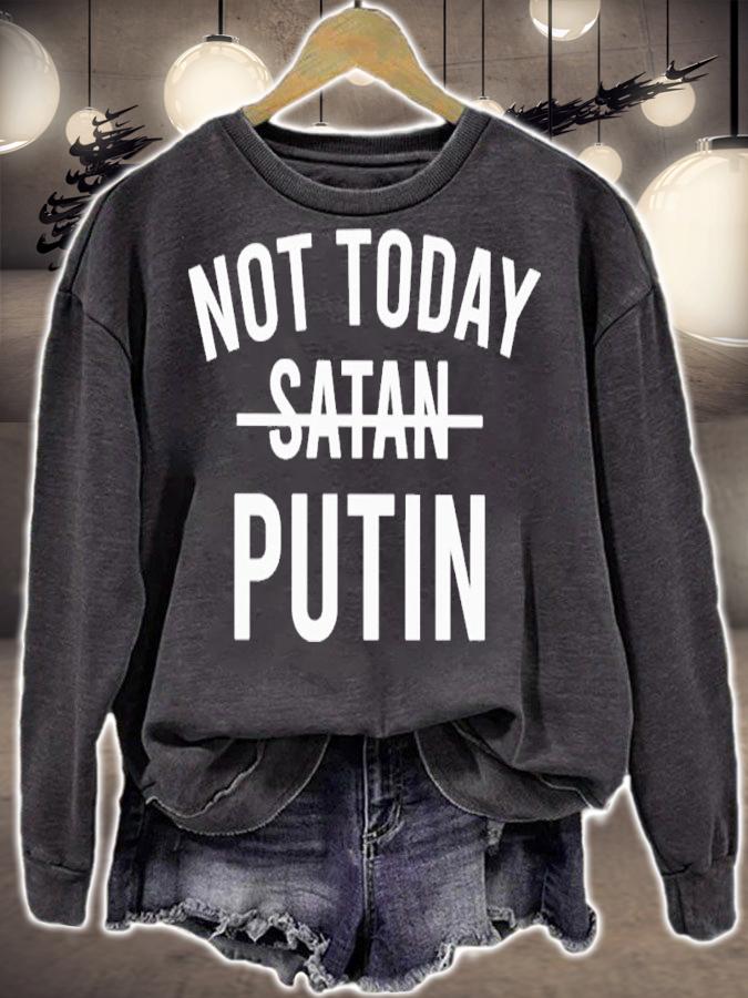 Not Today Satan Putin Shirt