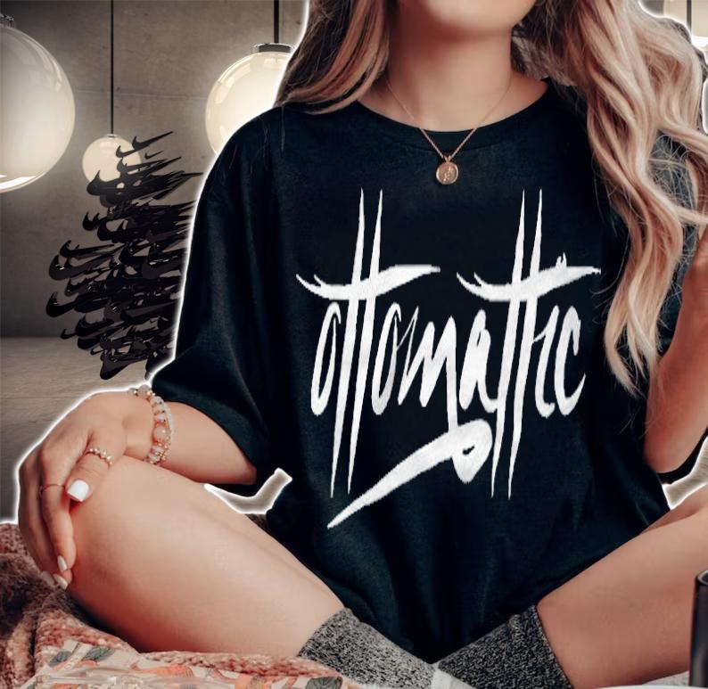 OttoMattic logo text T-shirt woman shirt
