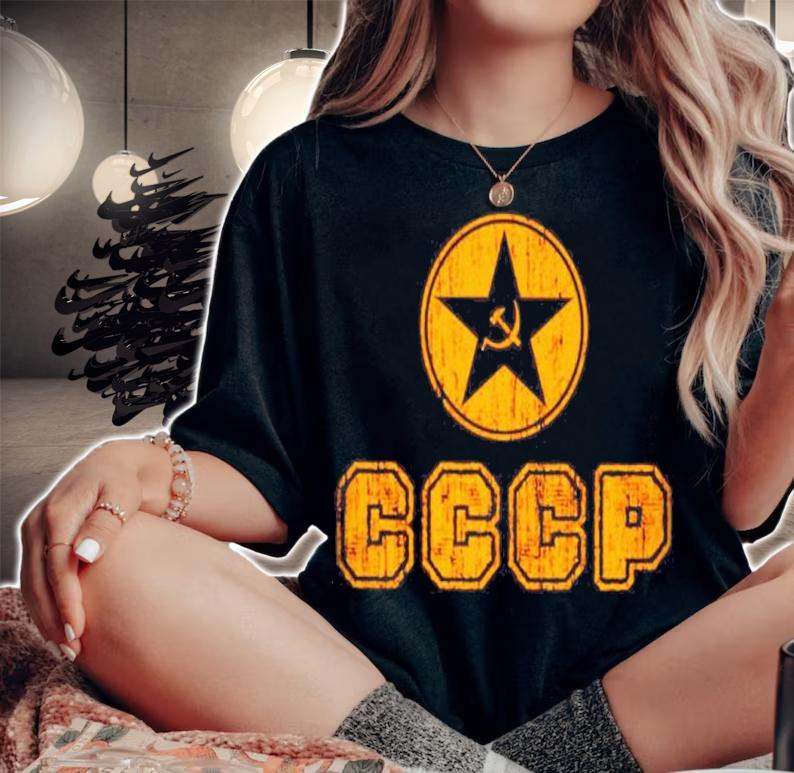 CCCP Communist Logo Shirt woman shirt