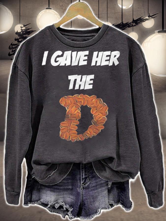 I gave her the coffee d shirt