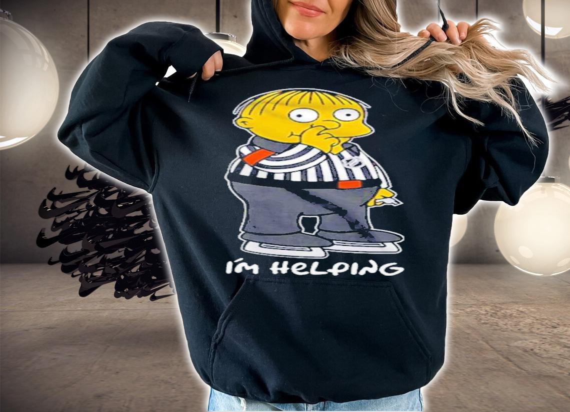 Im Helping Ralph Wiggum Nose Picker Shirt hoodie