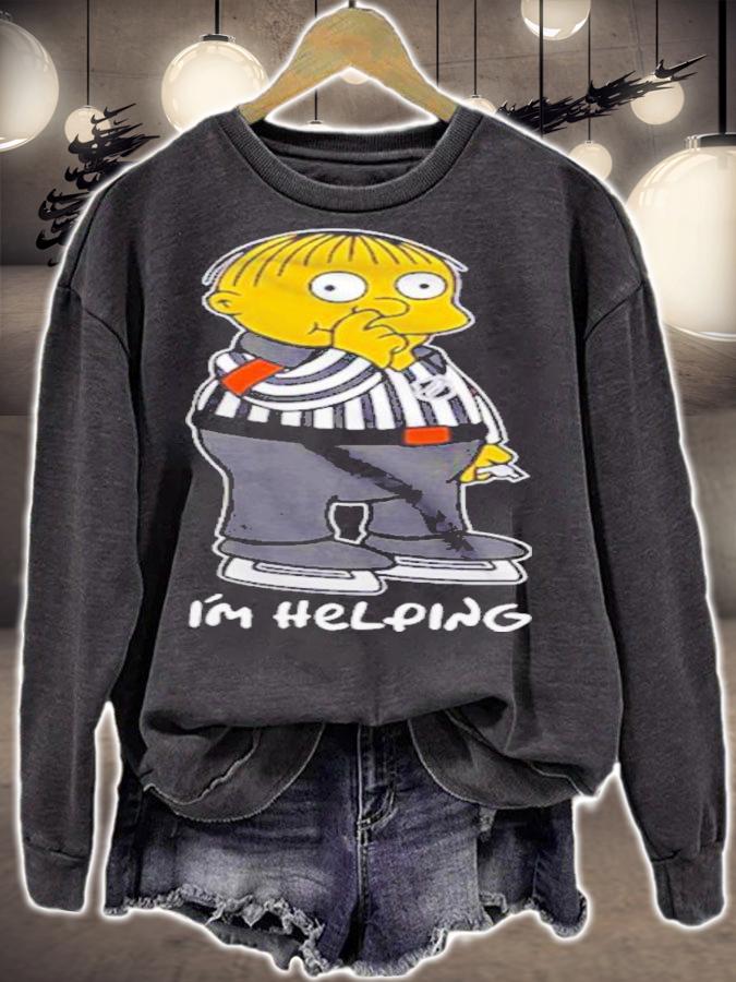 Im Helping Ralph Wiggum Nose Picker Shirt sweatshirt